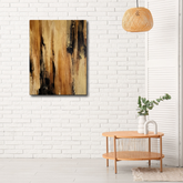 Modern Wooden Style  Canvas Wall Art
